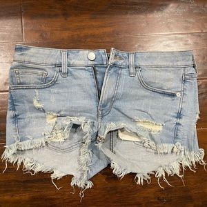 Express low rise Jean shorts